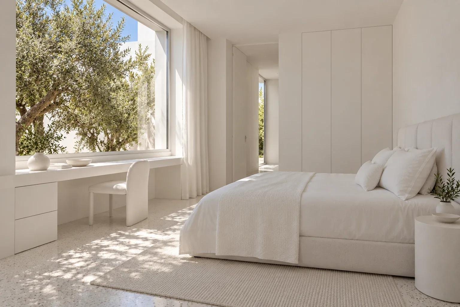 Dormitorio de invitados I — CASA ALBA conceptual visualization