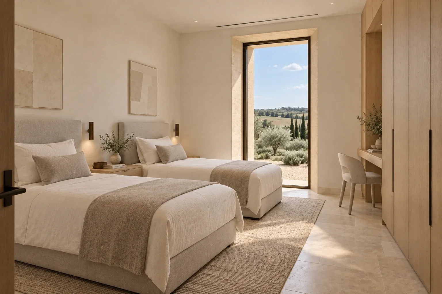 Guest suite — Casa Campo conceptual visualization