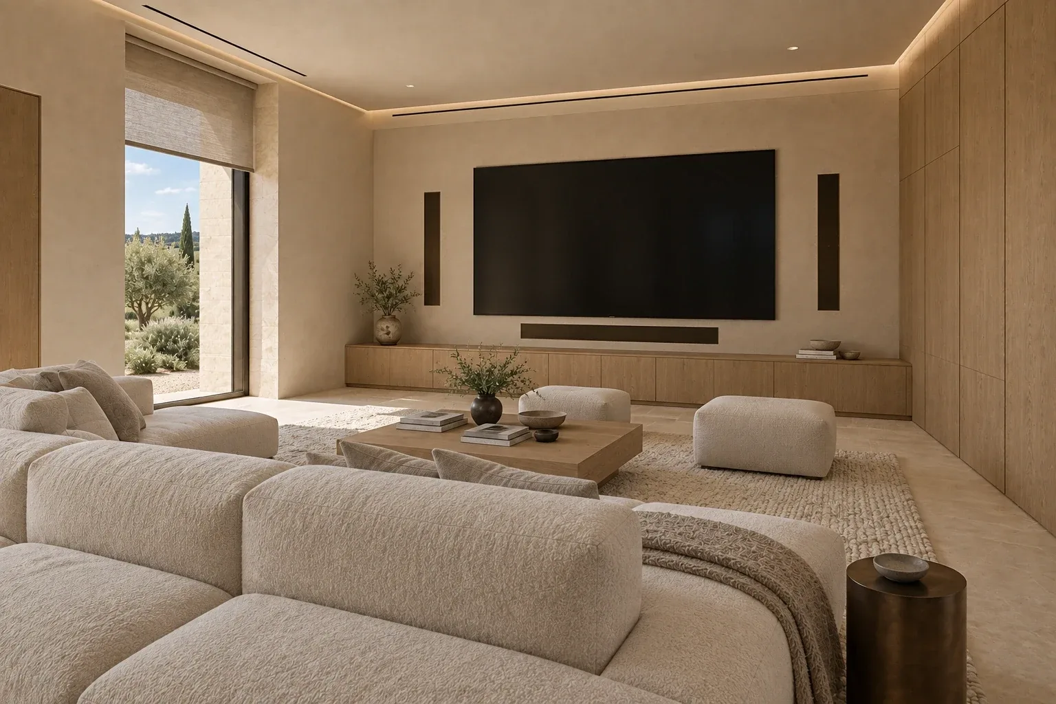 Media room — Casa Campo conceptual visualization