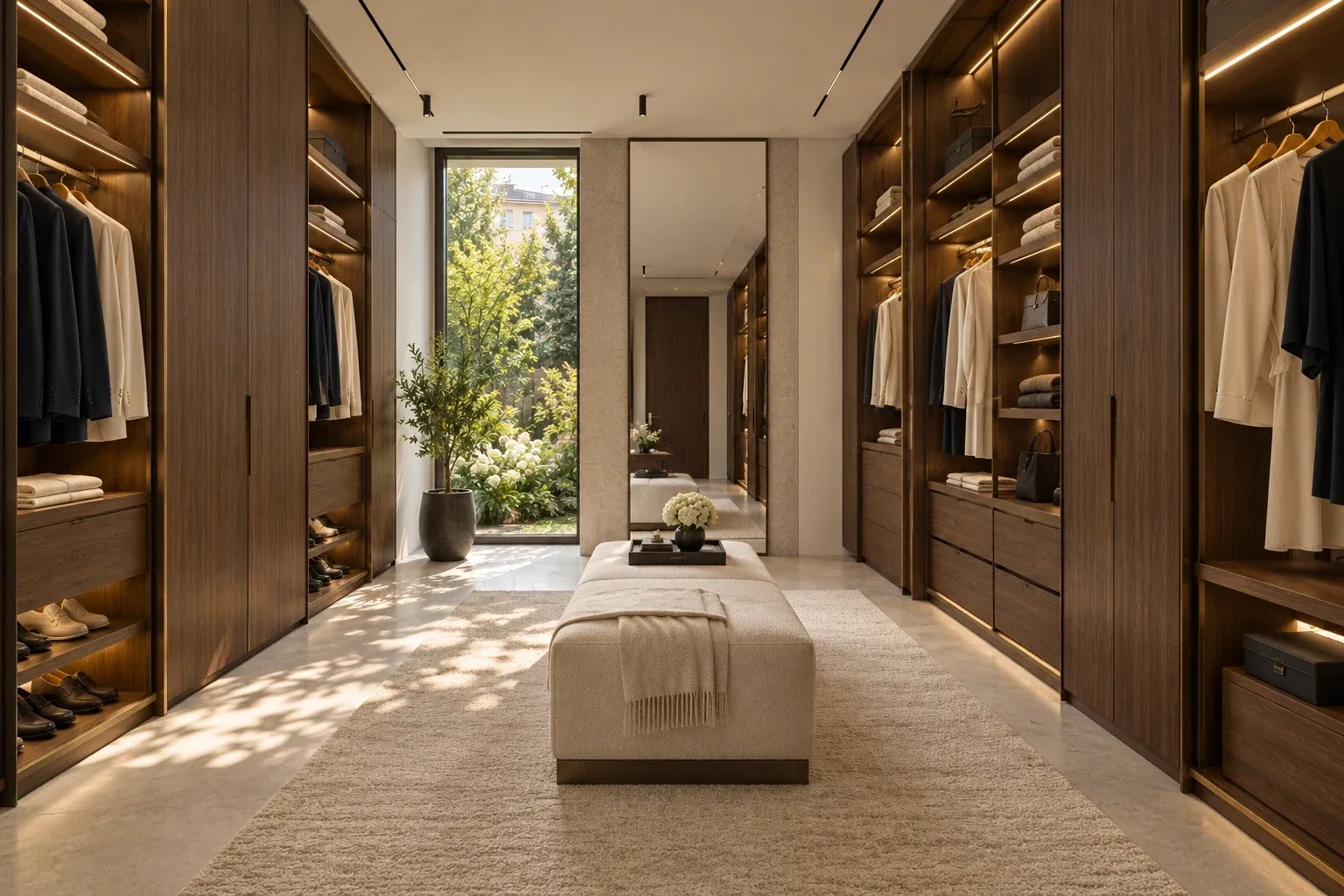 Dressing room — Casa Giardino conceptual visualization
