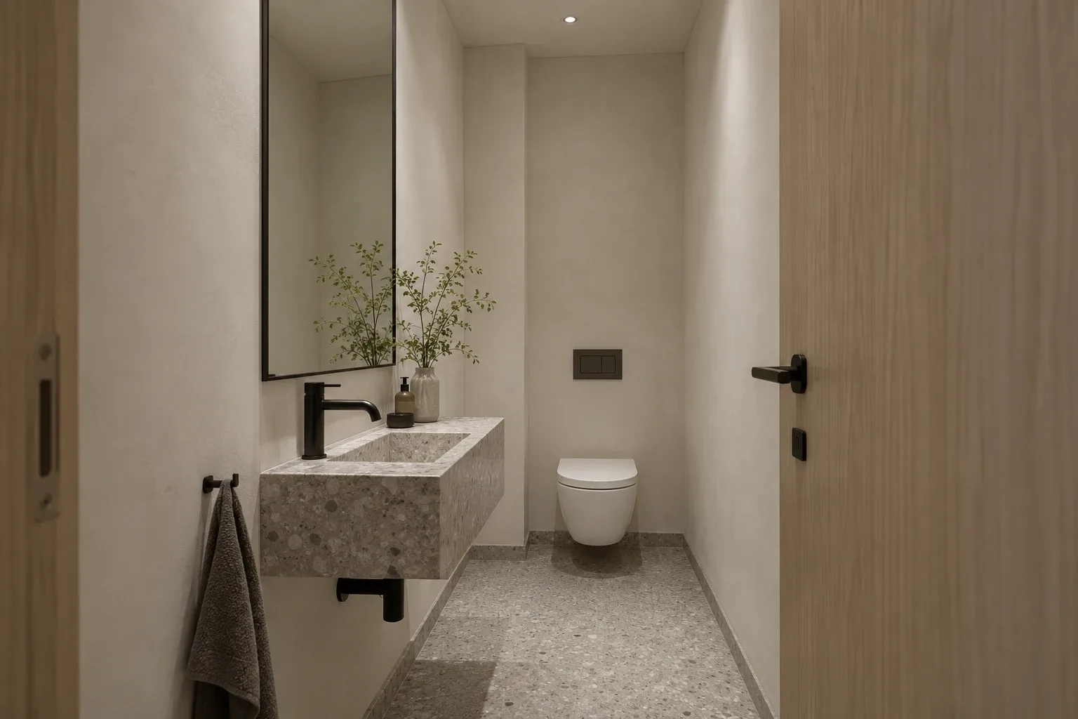 Powder room — CORTE LUCE conceptual visualization