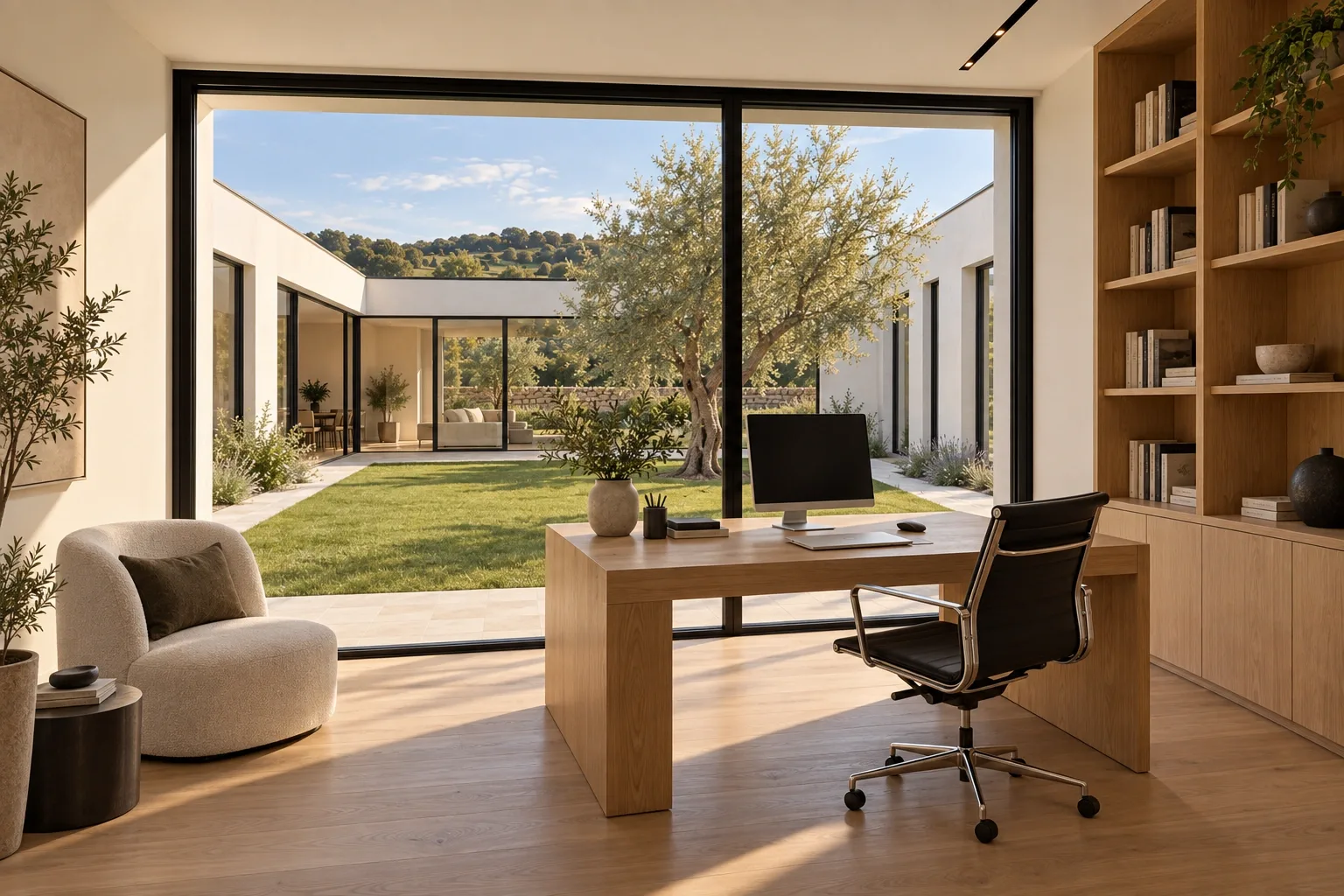Study / library — MAISON PLI conceptual visualization