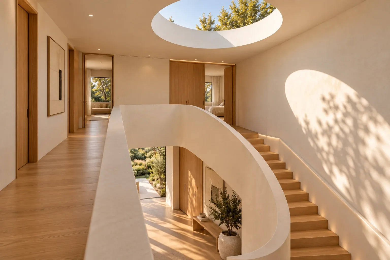 Stair / gallery — MAISON RUBAN conceptual visualization