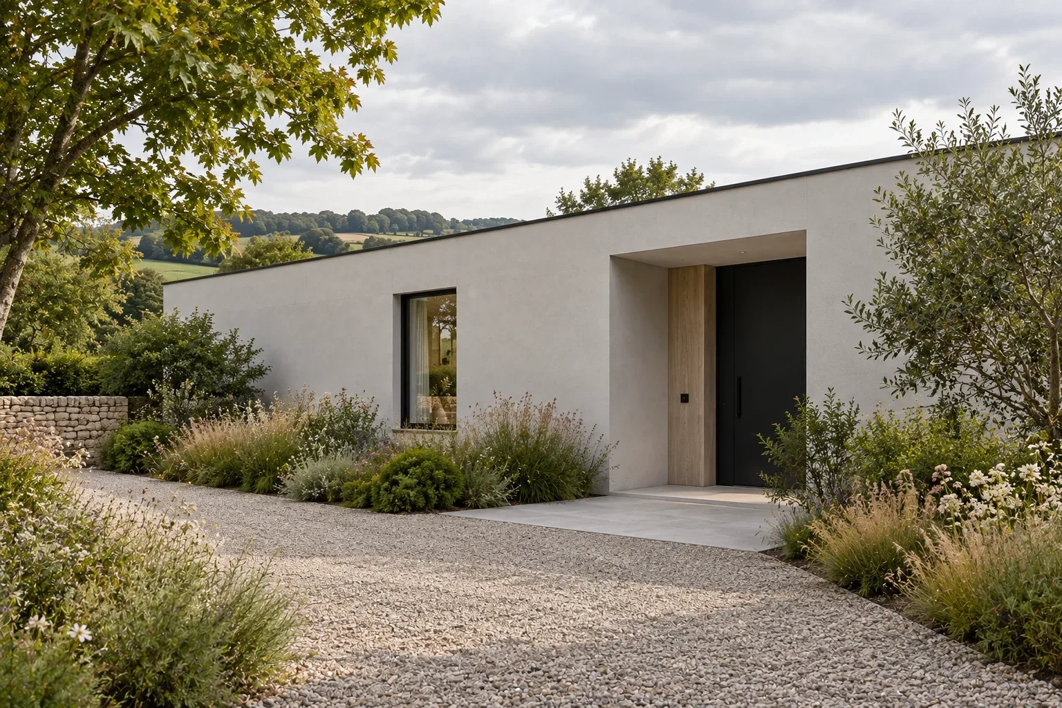 Entrance approach — MAISON SEREINE conceptual visualization