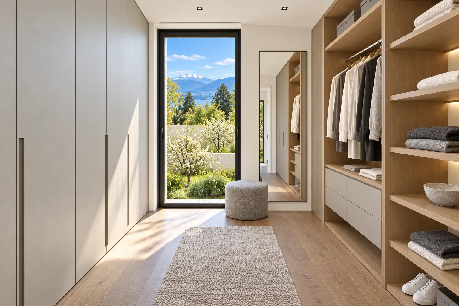 Typical home — dressing — RÉSIDENCE DES CHAMPS conceptual visualization