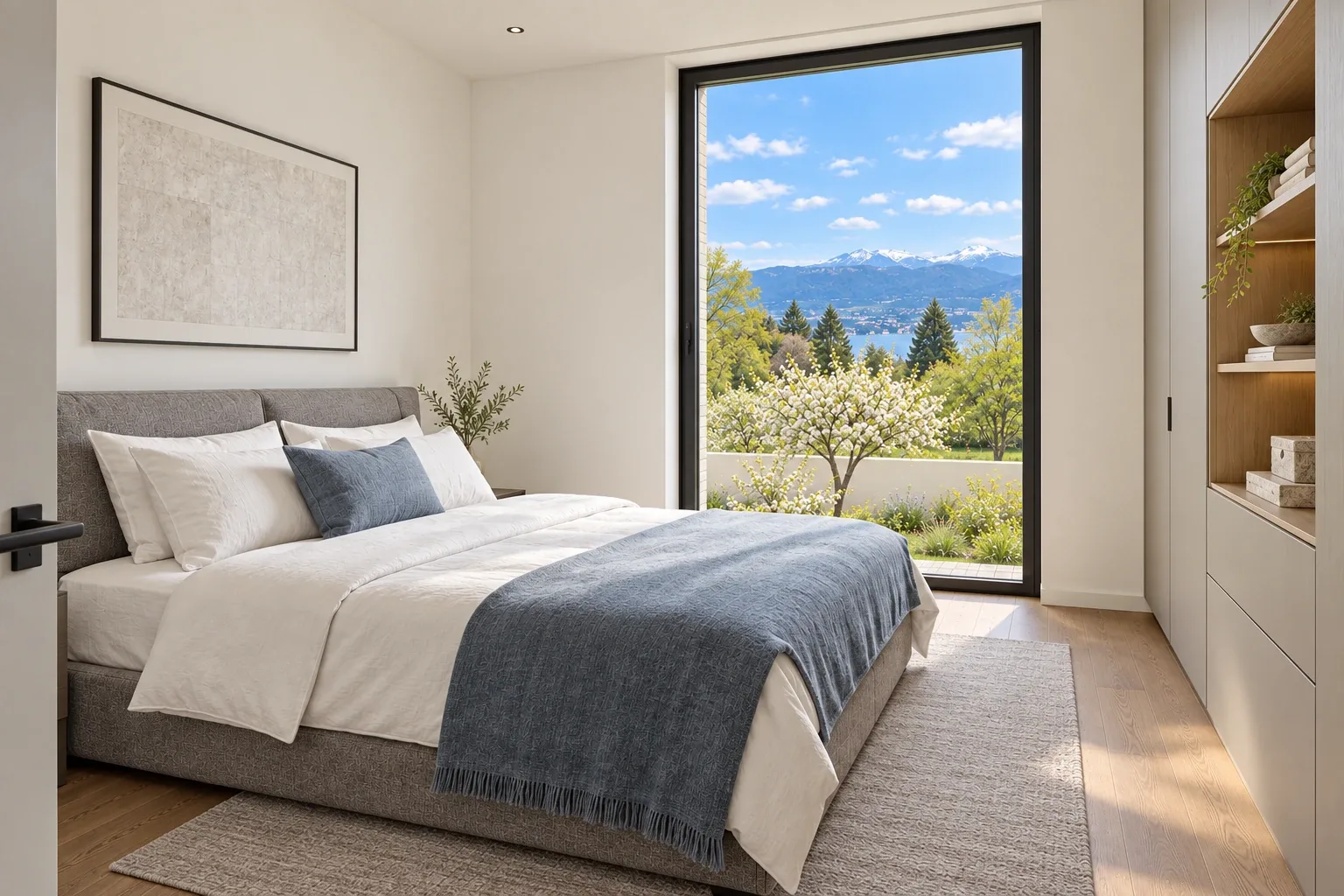 Typical home — guest bedroom — RÉSIDENCE DES CHAMPS conceptual visualization
