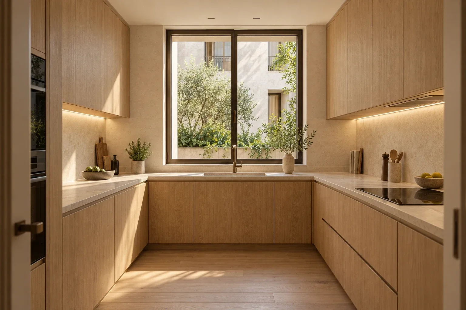 Apartment A — kitchen — RUA 07 conceptual visualization